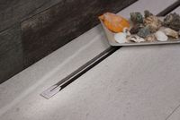 Душевой лоток Pestan Confluo Slim Line 300+ 13100024 с решеткой Хром матовый — фото 5, Душевые лотки