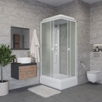 Товар: Душевая кабина Niagara Promo 100x80 P100/80/26Q/MT без гидромассажа - фото 3 Душевая кабина Niagara Promo 100x80 P100/80/26Q/MT без гидромассажа — фото 3, Душевые кабины