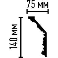 Карниз Decomaster DT 303А 2400x140x75 мм — фото 2, Карнизы