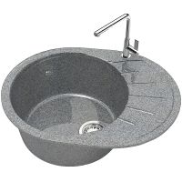 Товар: Кухонная мойка Bergg Z10 B010Q008 Темно-серая - фото 2 Кухонная мойка Bergg Z10 B010Q008 Темно-серая — фото 2, Кухонные мойки