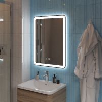 Зеркало BelBagno Marino 60 SPC-MAR-600-800-LED-TCH-SND с подсветкой с голосовым управлением и подогревом — фото 4, Мебель для ванной