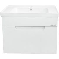 Тумба под раковину Bellezza Грейс 70 4630811190018 подвесная Белая — фото 1, Мебель для ванной