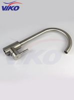 Смеситель для кухни Viko V-4404 Серебро — фото 6, Смесители