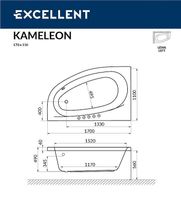 Товар: Акриловая ванна Excellent Kameleon 170x110 L WAEX.KML17.RELAX.BR с гидромассажем - фото 8 Акриловая ванна Excellent Kameleon 170x110 L WAEX.KML17.RELAX.BR с гидромассажем — фото 8, Ванны
