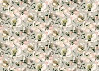 Обои Marburg Flora 47464 Винил на флизелине (0,53*10,05) Зеленый/Бежевый/Розовый, Цветы — фото 2, Обои для стен