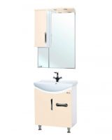 Тумба под раковину Bellezza Лагуна 65 4632110090075 1 ящик Бежевая — фото 3, Мебель для ванной