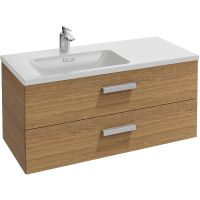 Тумба под раковину Jacob Delafon Vox 100 L EB2075-R1-E16 подвесная Ореховое дерево — фото 1, Тумбы под раковину