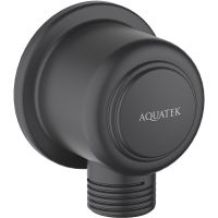Шланговое подключение Aquatek Классик AQ2461MB Черное матовое — фото 1, Шланговые подключения