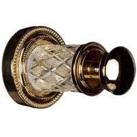 Крючок Boheme Murano Cristal 10906-CRST-G Золото — фото 1, Крючки для полотенец