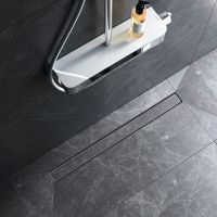 Душевой лоток AM.PM MasterFlow 80 W01SC-U11-080-04SB с решеткой Хром матовый / под плитку Tile — фото 17, Душевые лотки