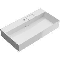 Раковина Kerama Marazzi Logica 90 LO.wb.90.1 Белая глянцевая — фото 1, Раковины подвесные