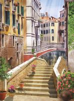 Фреска Ortograf Городской пейзаж 3810 Фактура бархат FX Флизелин (2*2,7) Бежевый, Город — фото 2, Фрески