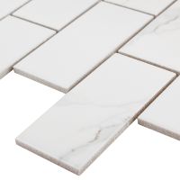 Товар: Керамическая мозаика StarMosaic Brick Carrara Matt PMB82223 29,1x29,5 см - фото 4 Керамическая мозаика StarMosaic Brick Carrara Matt PMB82223 29,1x29,5 см — фото 4, Мозаика