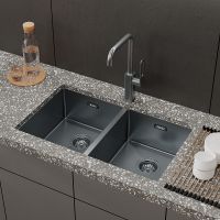 Товар: Кухонная мойка Iddis Edifice 75 EDI75G2i77 Графит - фото 3 Кухонная мойка Iddis Edifice 75 EDI75G2i77 Графит — фото 3, Кухонные мойки