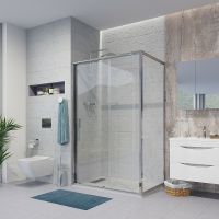 Товар: Душевой уголок Niagara Nova 130х80 NG-62-13A-A80 профиль Хром стекло прозрачное - фото 1 Душевой уголок Niagara Nova 130х80 NG-62-13A-A80 профиль Хром стекло прозрачное — фото 1, Прямоугольные душевые уголки