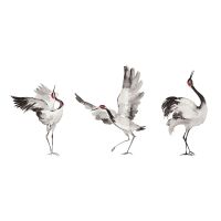 Панно Marburg Crush Motion Винил на флизелине (2,1*2,7) Белый/Серый, Птицы арт-63440 — фото 3, Обои