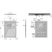 Душевой поддон из искусственного камня Grossman Strong 110x80 GR-S180110Q Белый — фото 9, Душевые поддоны из искусственного камня