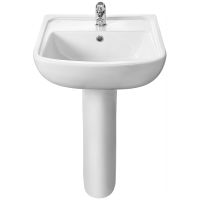 Товар: Раковина Santek Лонги 50 1WH501754 Белая - фото 4 Раковина Santek Лонги 50 1WH501754 Белая — фото 4, Раковины