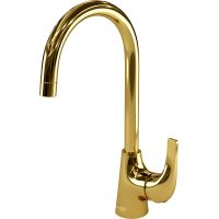Смеситель для кухни WasserKRAFT Sauer 7107 Золото — фото 1, Смесители