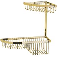 Полка корзина Art&Max AM-G-2822-Br Бронза — фото 1, Полки для ванной и душа