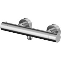 Смеситель для душа Whitecross Y brushed nickel Y1246NIB с термостатом Брашированный никель — фото 1, Смесители