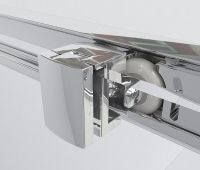 Душевая дверь Vincea Garda 120 VDS-1G120CLG профиль Золото брашированное стекло прозрачное — фото 5, Раздвижные душевые двери