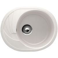 Кухонная мойка Ulgran Classic U-403-331 Белая — фото 1, Кухонные мойки