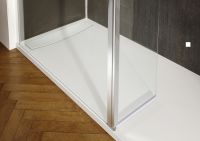 Душевой поддон из материала Flight Jacob Delafon Flight Neus 120x80 Белый — фото 3, Акриловые душевые поддоны