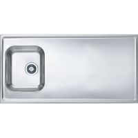 Кухонная мойка Alveus Classic Pro 90 SAT-90 1200x600 1130473 Сатинированная сталь — фото 1, Кухонные мойки