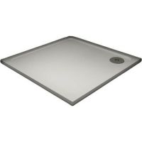 Душевой поддон из искусственного камня Veconi Tezeo 80x80 TZ08-80K-01-19C3 Белый — фото 1, Душевые поддоны из искусственного камня