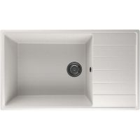 Кухонная мойка Ulgran Quartz Prima 860-01 Жасмин — фото 1, Кухонные мойки