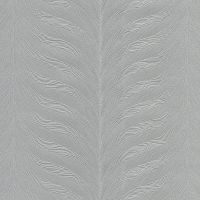 Обои Grandeco Elementum EE 1306 Винил на флизелине (0,53*10,05) Серебряный, Перья — фото 1, Обои для стен