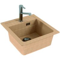 Кухонная мойка Alveus Granital Atrox 20 Beige G55 470x500 1131988 Бежевая — фото 2, Кухонные мойки