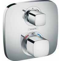 Смеситель для душа Hansgrohe Ecostat E 15708000 с термостатом Хром — фото 1, Смеситель для душа