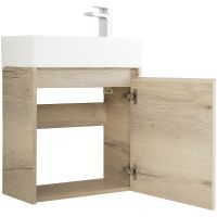 Тумба под раковину BelBagno Kraft Mini 50 R KRAFT MINI-500/260-1A-SO-RGB-R подвесная Rovere Galifax Bianco — фото 3, Тумбы под раковину