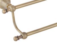 Товар: Полотенцедержатель Veragio Gialetta VR.GIL-6422.BR двойной Бронза - фото 2 Полотенцедержатель Veragio Gialetta VR.GIL-6422.BR двойной Бронза — фото 2, Полотенцедержатели