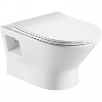 Унитаз Hansmann keramik Compact УНИ0001 подвесной Белый с сиденьем Микролифт — фото 1, Унитазы