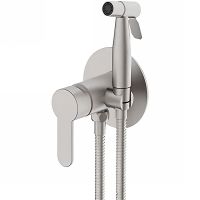 Гигиенический душ со смесителем Frap H801 F72801 Сатин — фото 3, Гигиенические души