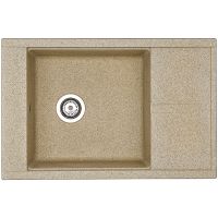 Кухонная мойка Aquaton Делия 78 1A715132DE220 Песочный — фото 1, Кухонные мойки