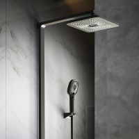 Душевая система Vincea Inspire VSFS-3I13TMB с термостатом Черная матовая — фото 3, Душевое оборудование. Душевая программа