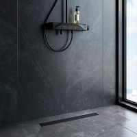 Душевой лоток AM.PM MasterFlow 60 W01SC-U11-060-04BM с Черной матовой решеткой / под плитку Tile — фото 16, Душевые лотки