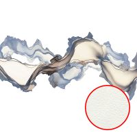 Фреска Ortograf Fluid art 34073 Фактура флок FLK Флизелин (4,3*2,7) Белый/Синий/Бежевый, Абстракция арт-34073 (флок FLK) — фото 1, Фрески