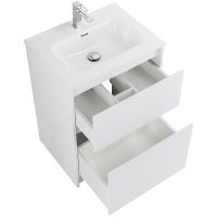 Тумба под раковину BelBagno Kraft 60 KRAFT-600-2C-PIA-BO Bianco Opaco — фото 6, Тумбы под раковину