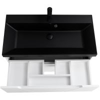 Тумба под раковину BelBagno Vittoria 100 VITTORIA-1000-2C-SO-BO-P подвесная Bianco Opaco — фото 6, Тумбы под раковину