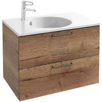 Тумба под раковину Jacob Delafon Odeon Rive Gauche 70 EB2521-R9-E52 подвесная Дуб табак — фото 1, Тумбы под раковину