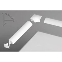 Декоративная планка Ravak 6 1100 XB441100001 Белая — фото 1, Комплектующие для душевого оборудования