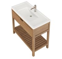 Товар: Тумба под раковину Creto Provence Family 100 9-1118WF Wood - фото 3 Тумба под раковину Creto Provence Family 100 9-1118WF Wood — фото 3, Мебель для ванной