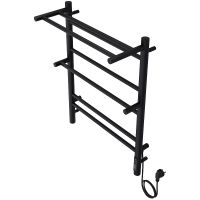 Электрический полотенцесушитель Aquatek Альфа П7 500x700 AQ EL RRP0770BL с полкой Черный муар — фото 9, Электрические полотенцесушители