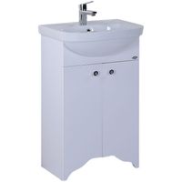 Тумба под раковину Onika Омега 55 Белая — фото 1, Тумбы под раковину