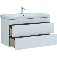 Товар: Тумба с раковиной Aquanet София 105 274196 подвесная Белый глянец - фото 4 Тумба с раковиной Aquanet София 105 274196 подвесная Белый глянец — фото 4, Тумбы с раковиной